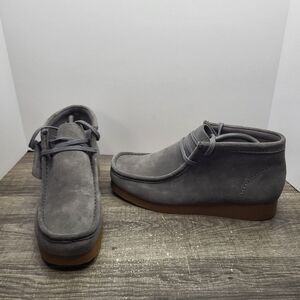 Clarks Wallabee vo Grey Suede Men's Size 10 New